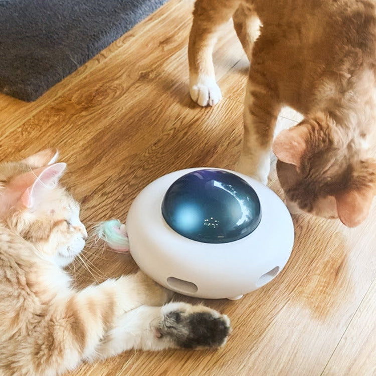 NipOrbit™ – Smart Spinning UFO Toy for Indoor Cats
