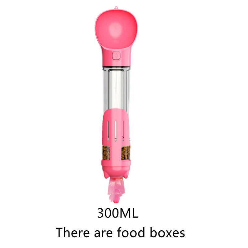 GoBuddy™ – 4-in-1 Pet Travel Bottle for Food, Water & Clean-Up