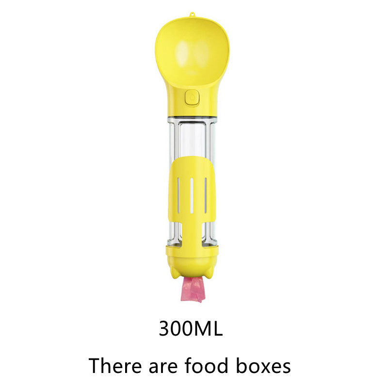 GoBuddy™ – 4-in-1 Pet Travel Bottle for Food, Water & Clean-Up