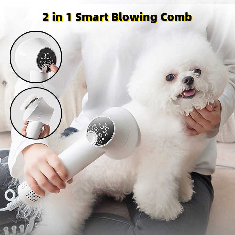 ThermaGlide™ – Heated Grooming & Deshedding Brush for Dogs & Cats