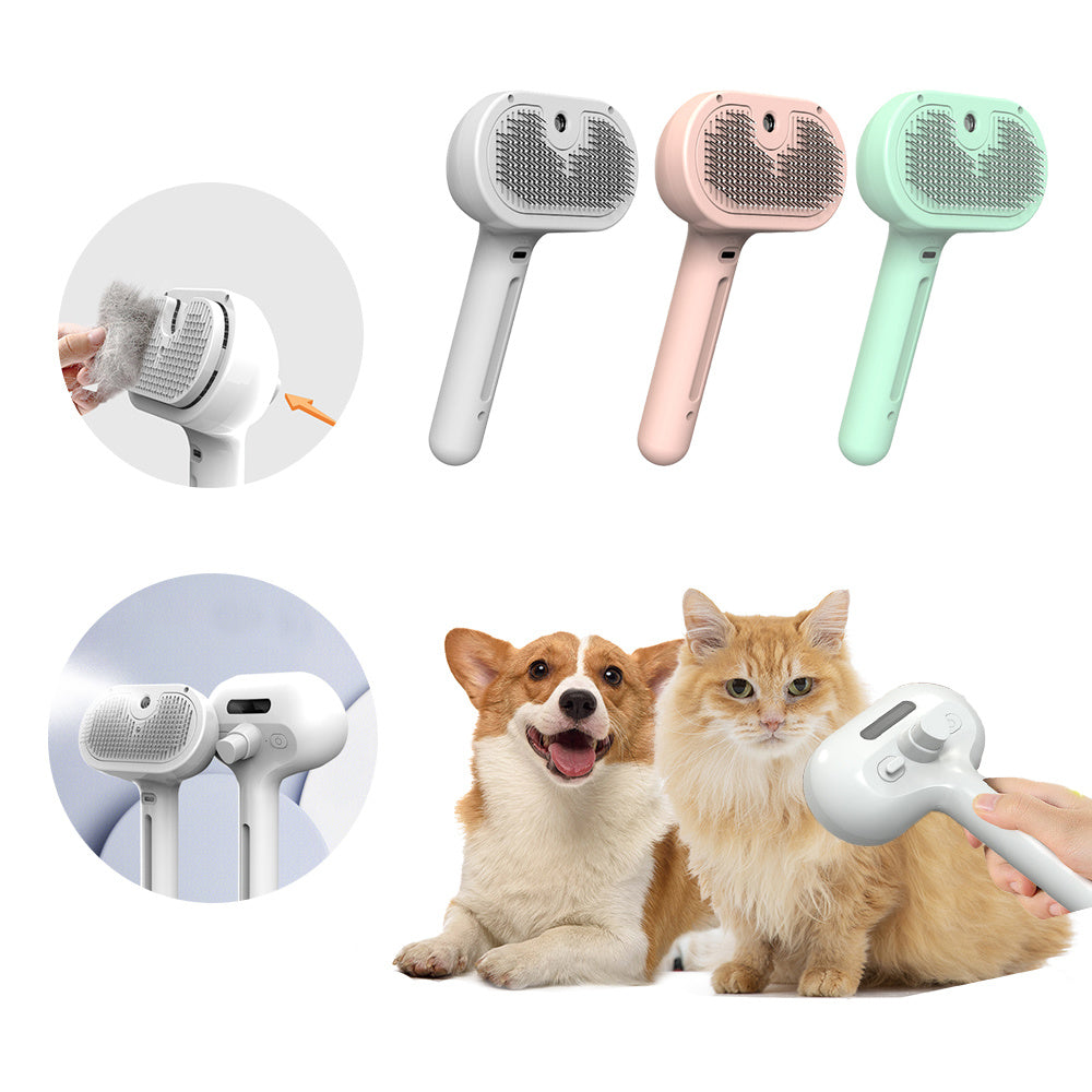 PristineBrush™ – Self-Cleaning Grooming Brush for Dogs & Cats