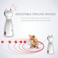 LaserChase™ – Smart LED Toy for Automatic Cat Play