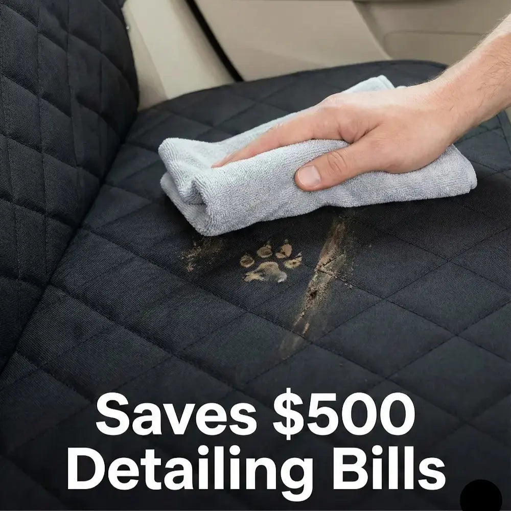 PawShield™ Hard-Bottom Car Hammock