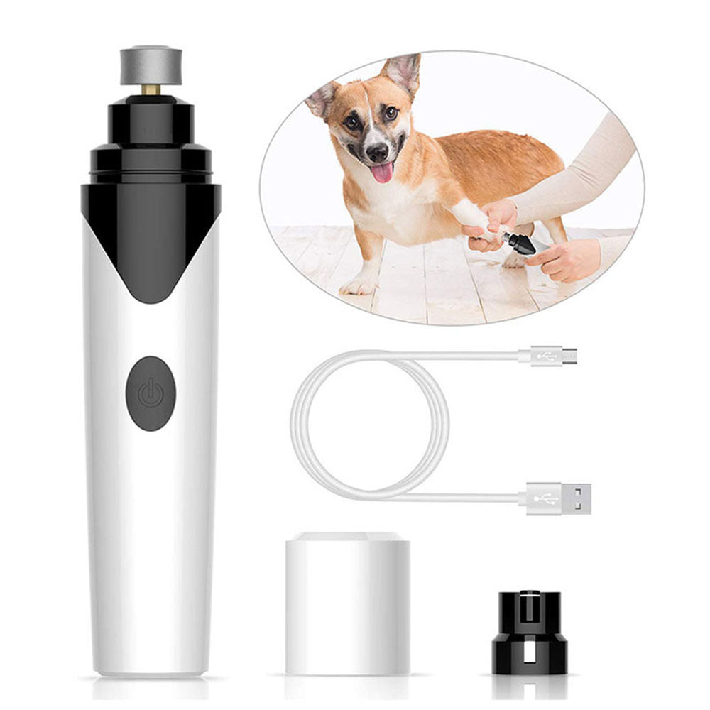 PawEdge™ – Electric Pet Nail Grinder with Silent Motor for Dogs & Cats