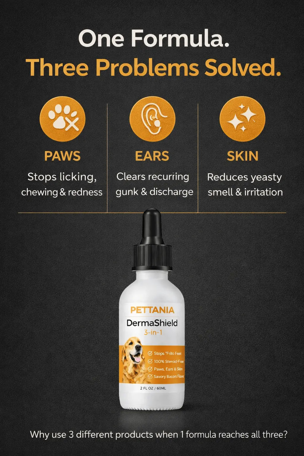 Pettania DermaShield™ 3-in-1