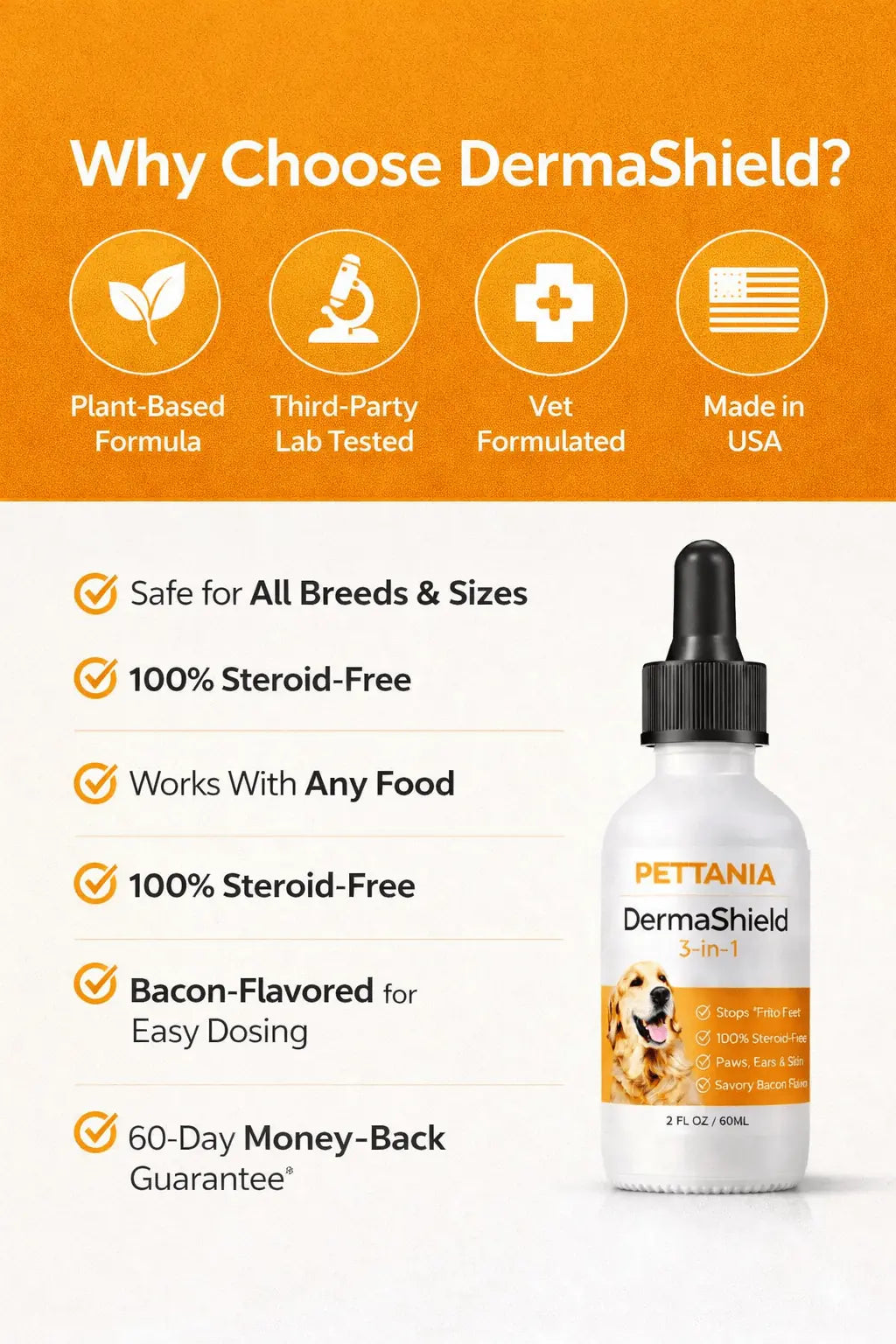 Pettania DermaShield™ 3-in-1