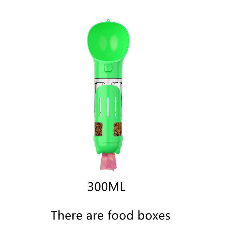 GoBuddy™ – 4-in-1 Pet Travel Bottle for Food, Water & Clean-Up