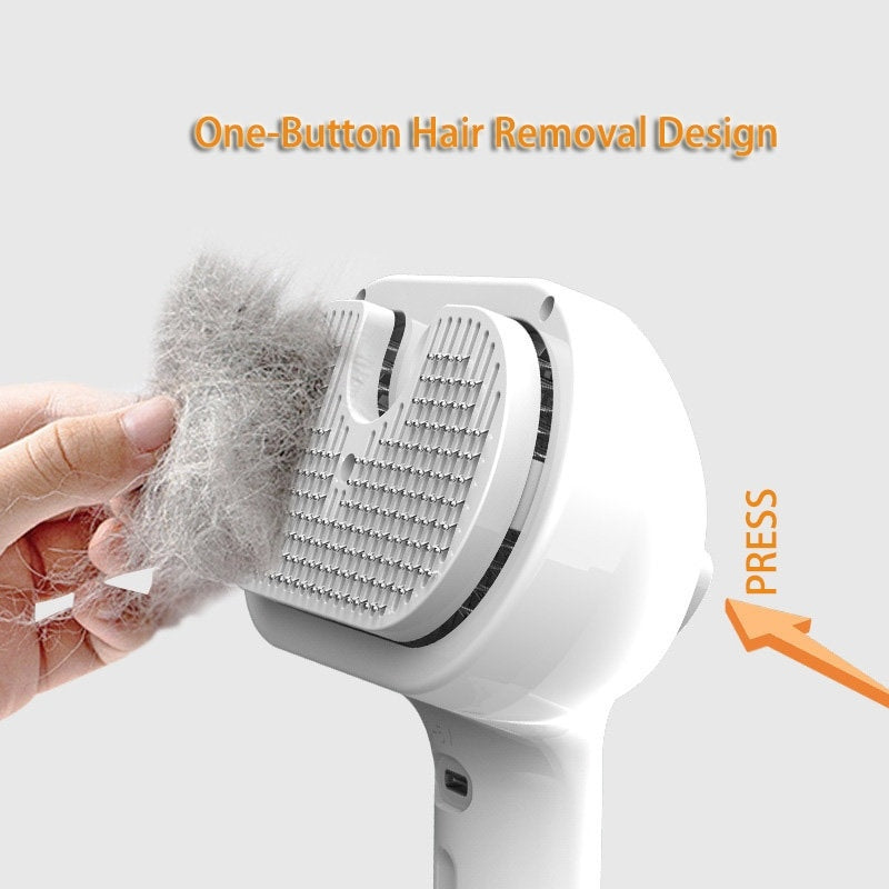 PristineBrush™ – Self-Cleaning Grooming Brush for Dogs & Cats