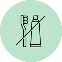 Cleaning without brushing