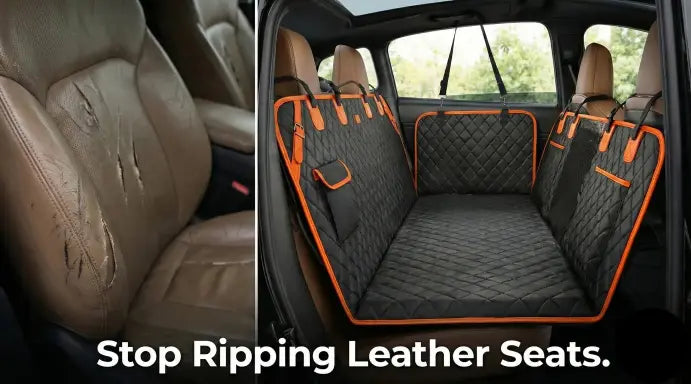 PawShield™ Hard-Bottom Car Hammock
