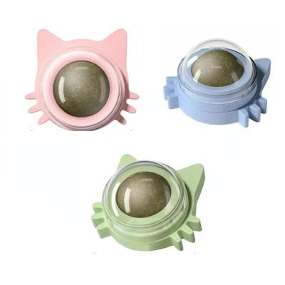 NipSpin™ – Rotating Wall Catnip Ball Toy