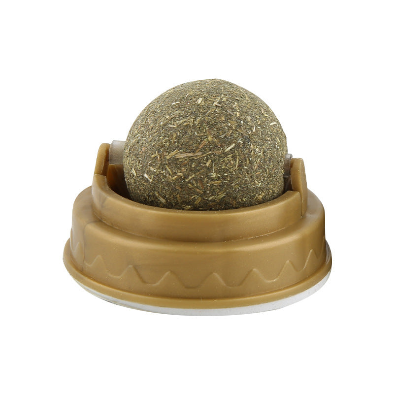 NipOrbit™ – Rotating Wall-Mounted Catnip Treat Ball